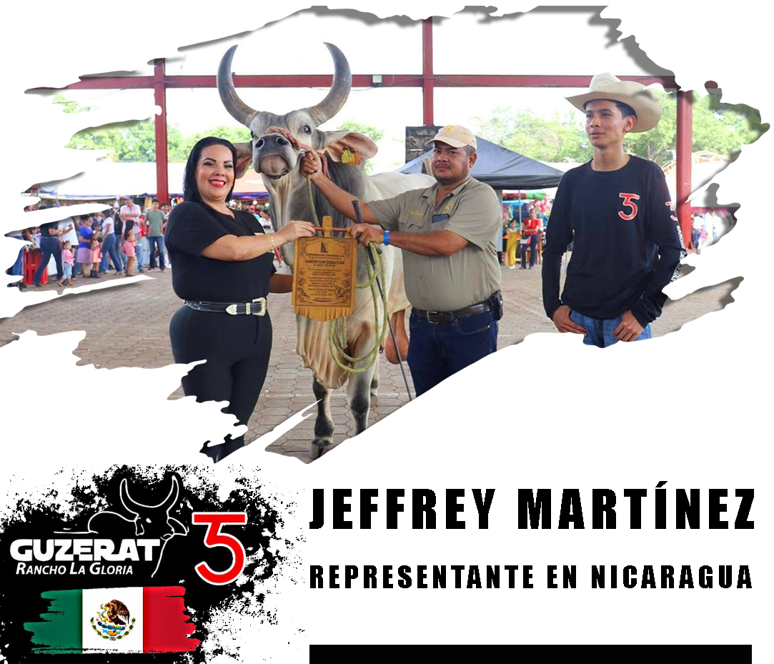 Jeffrey Martínez representante de Guzerat Rancho La Gloria en Nicaragua